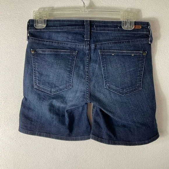 PILCRO & the Letterpress Stet Blue Jean Bermuda Shorts Sz 24 - Picture 2 of 5